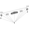 Дизайн-вставка VIEGA Advantix Vario Visign SR4 300-1200 мм для душевого лотка, белая сталь 711887